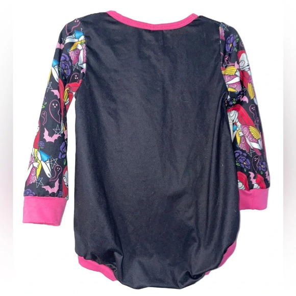 Boutique Nightmare Before Christmas Inspired Sally Bubble Romper Girls Size 3T - Picture 3 of 6
